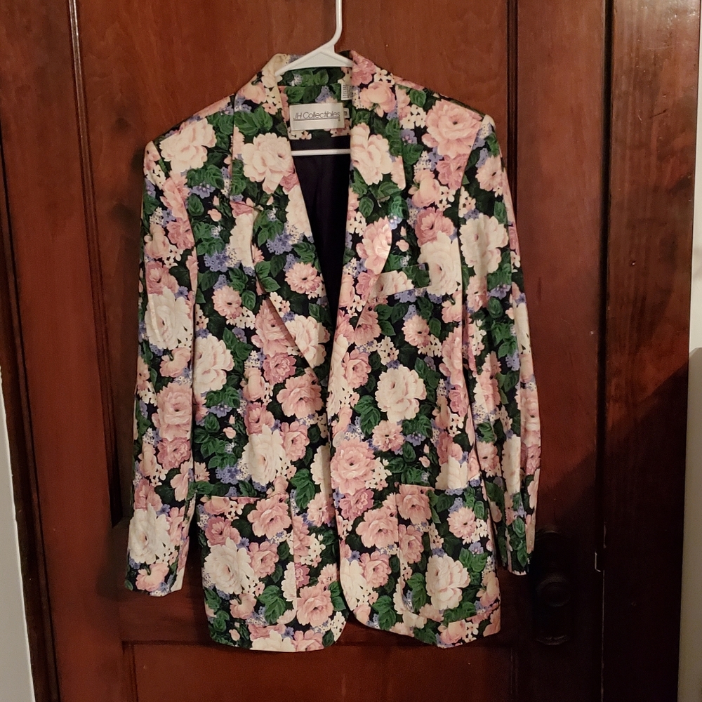 Vintage JH Collectibles Floral Blazer